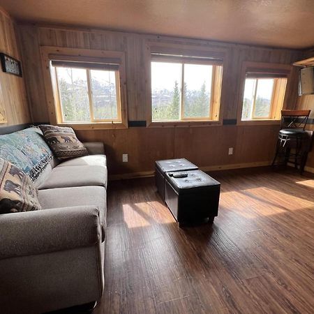 Denali Park View Family Log Cabin Bagian luar foto