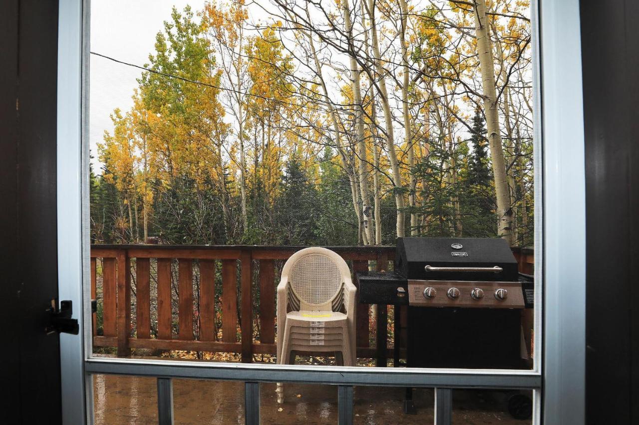 Denali Park View Family Log Cabin Bagian luar foto