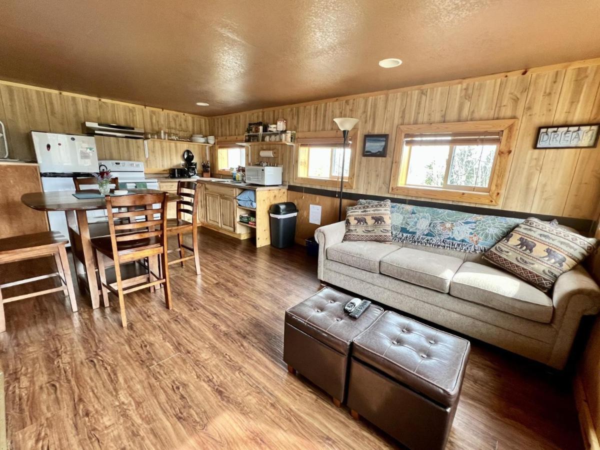 Denali Park View Family Log Cabin Bagian luar foto